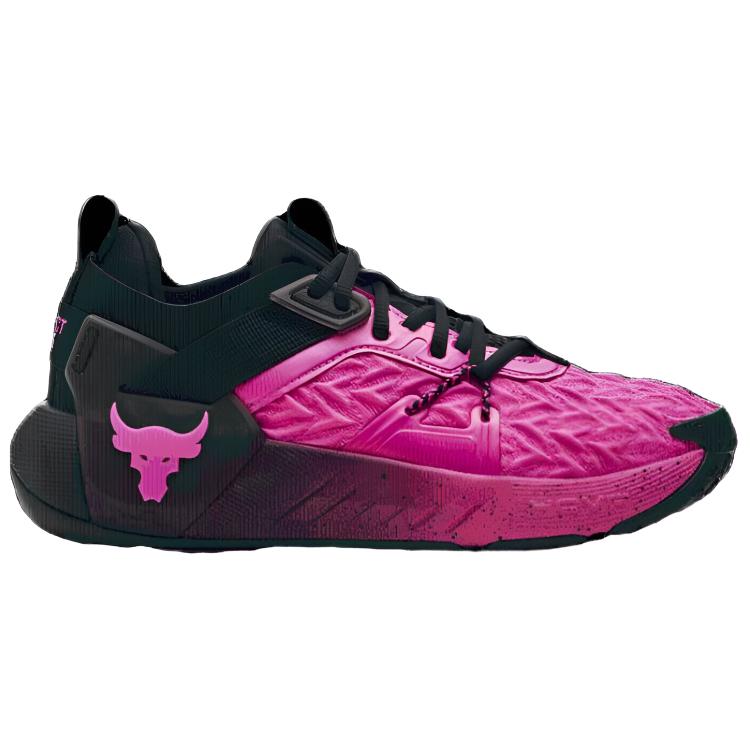 Under Armour Project Rock 6 Astro Pink Black Women Sneakers 3026535-600