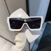 New Trend Square Sunglasses Fashion Luxury Crystal Oversized Women Square Sunglasses Trending Men Shades UV400