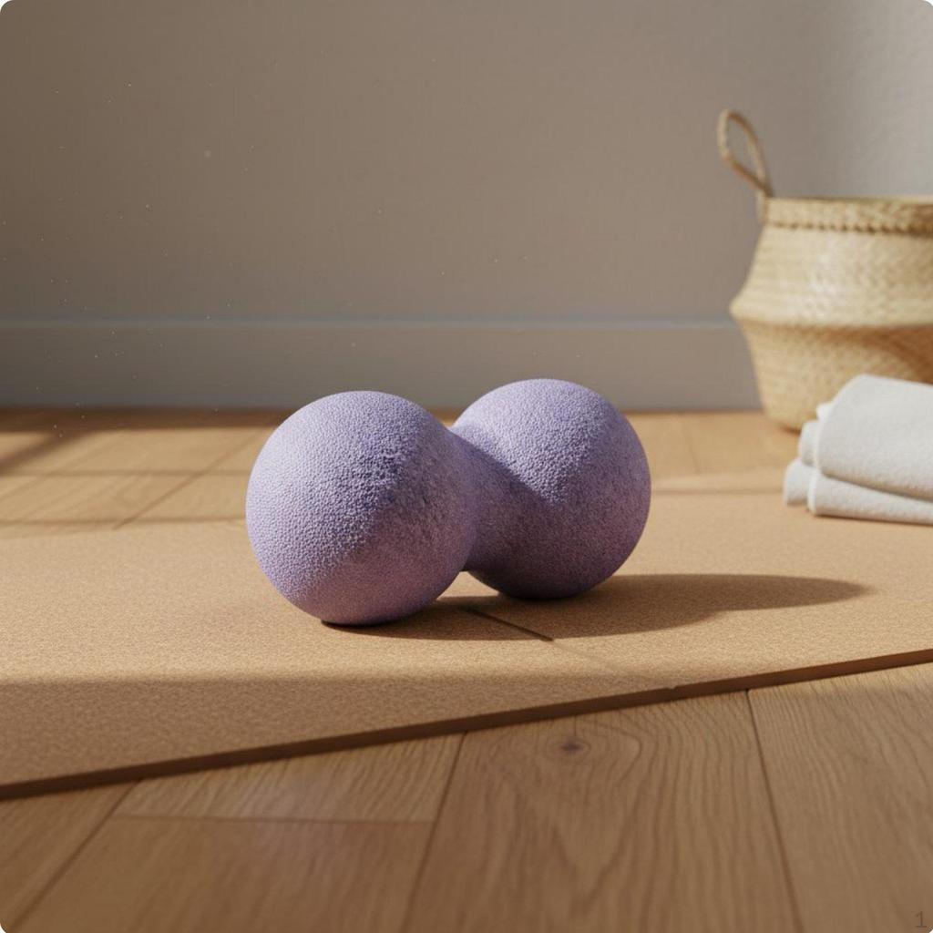 Peanut Massage Ball Muscle Soreness Relief Fascia Tool Lightweight Expanded Polypropylene