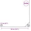 Cover Tarpaulin 650 G M² 2 X 3 M Blue