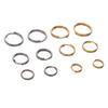 10-1000Pcs Stainless Steel Jump Rings Split Rings Connectors For DIY Jewelry Finding Making Accessories