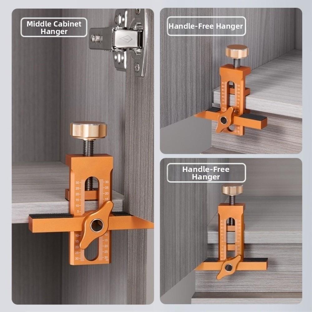 6/8/10mm Cabinet Door Installation Positioner Rebounder Punched Mounting Jig Wardrobe Installation
