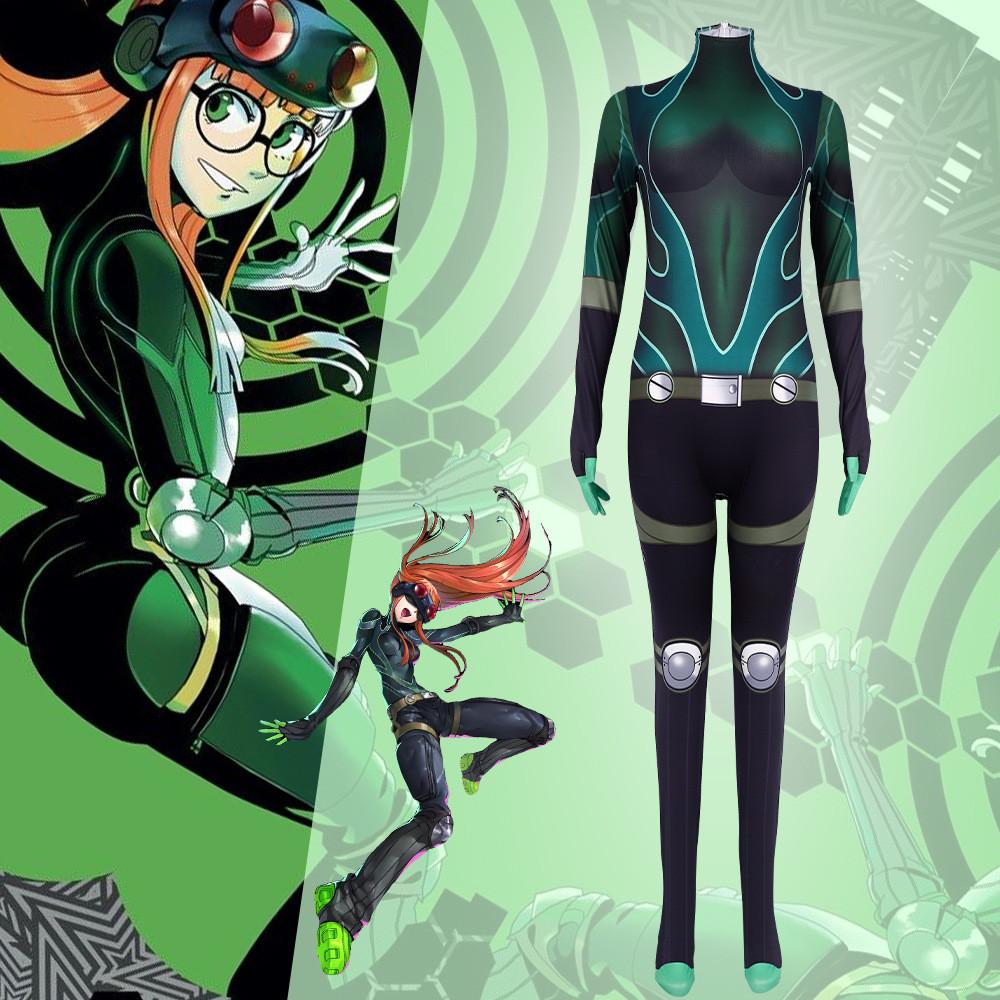 Persona 5 Navi Sakuna Cosplay Jumpsuit For Gaming Character Role Play Unisex