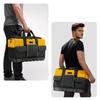 Oxford Cloth Tool Bag Heavy-Duty Wide Mouth With Adjustable Working Organizing Bag Tool Strap S K4U9