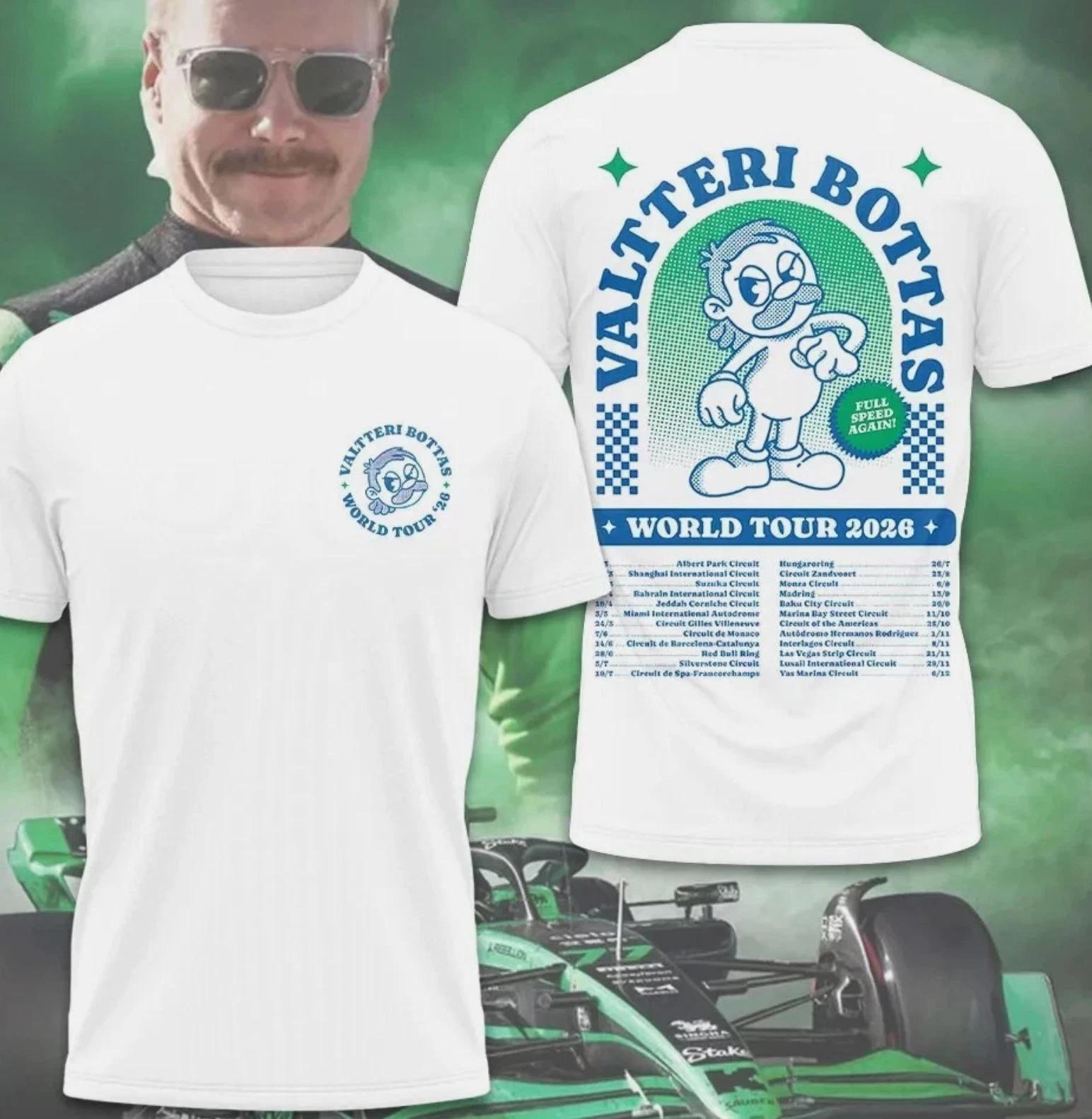Valtteri Bottas World Tour 2026 3D T-Shirt S