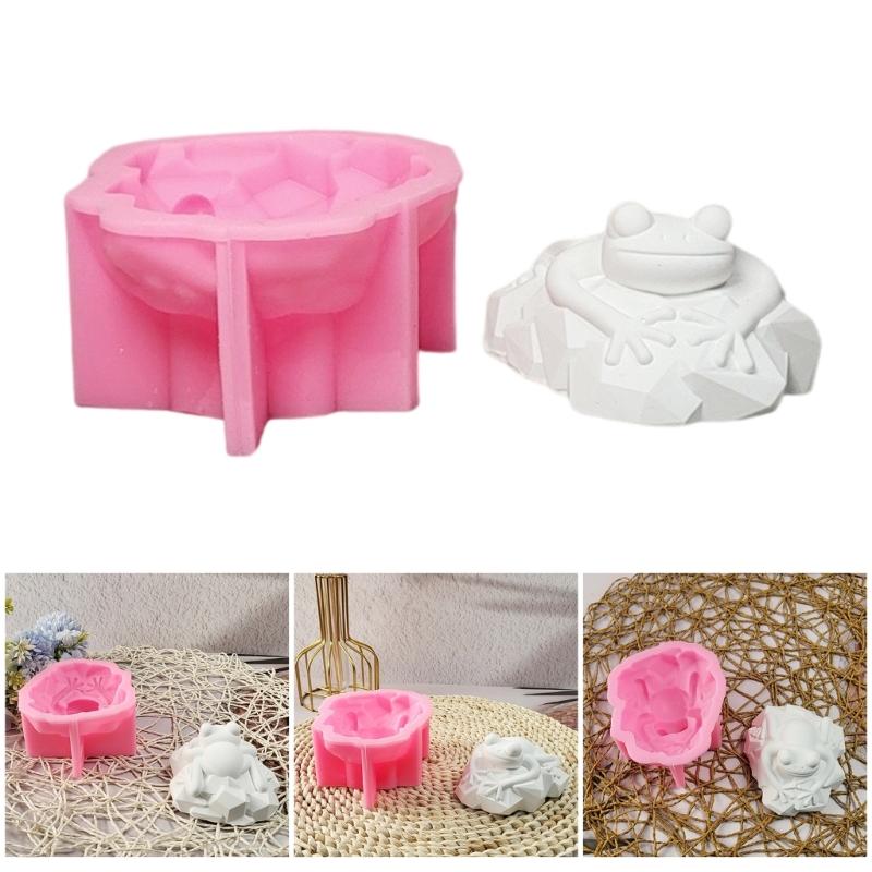 Silicone Moulds Animal Molds Handmade Ornament Molds 3D Frogs Epoxy Resin Molds Plasters Molds Castings Molds