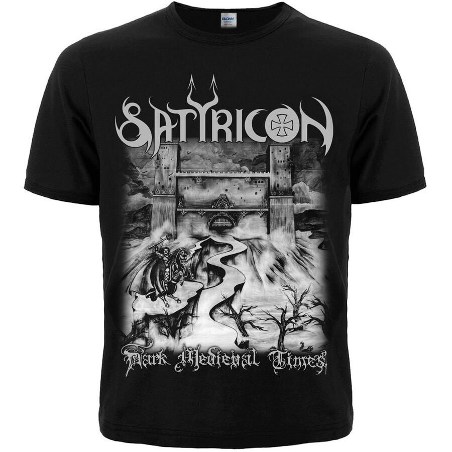 Satyricon  Dark Medieval Times  Black T-Shirt mayhem dark throne Unisex T-Shirt XXL