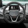 Suede Car Steering Wheel Cover for Volkswagen T-ROC R Taigo Touareg R Atlas R Taos T-Cross 2018 - 2023 2024 2025 Accessories