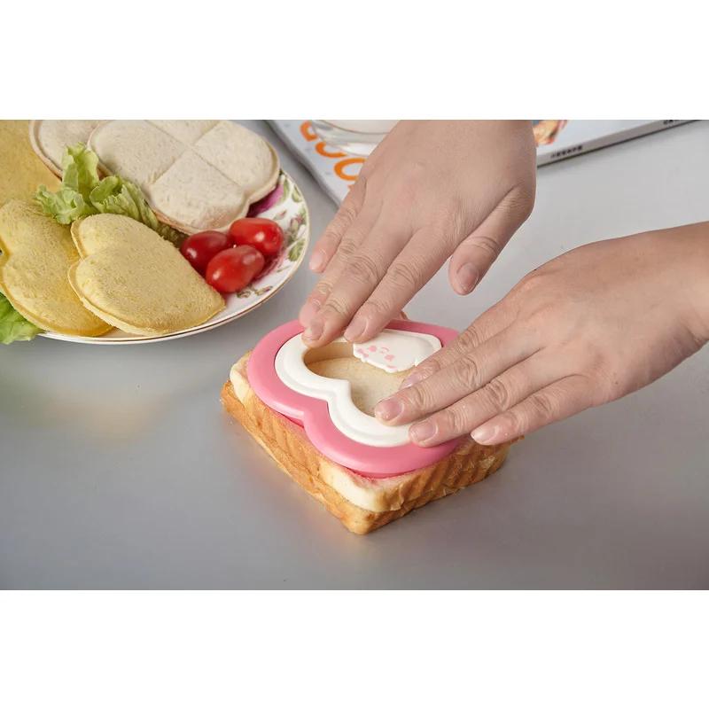 Liebe Herzform DIY Mittagessen Bento Frühstück Werkzeug Toast Kuchen Sandwich Mold Cutter Lunchbox Toaster Grill Küche liefert Bento