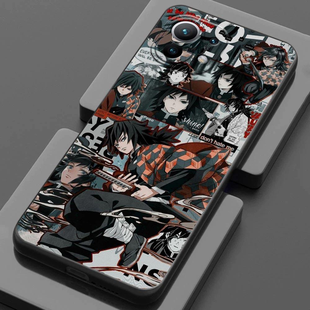 Husa Anime Demon Slayer pentru Xiaomi Mi 9 9se 8 10 10T A2 Lite 10S 9T CC9 Note 10 Pro 9Lite 5G Husa Kimetsu No Yaiba Manga Fundas