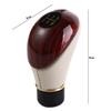Gear Shift Knob PU Leather Gloss Manual Gear Stick Knob 5-Speed Lever Shift Shifter Car Shift Knob
