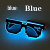 LED Mosaic Party Sunglasses - Cool Night Glow Glasses for Birthdays, Concerts, and Nightclubs