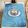 MCFC Print FlAannel Blanket, High Quality Comfortable for All Seasons, Home Decor, Warmth and Comfort