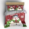Let It Snow Snowman Set Bedding Duvet Cover Set Duvet Cover Pillowcases  (1*Duvet Cover 2*Pillowcases, without duvet insert)