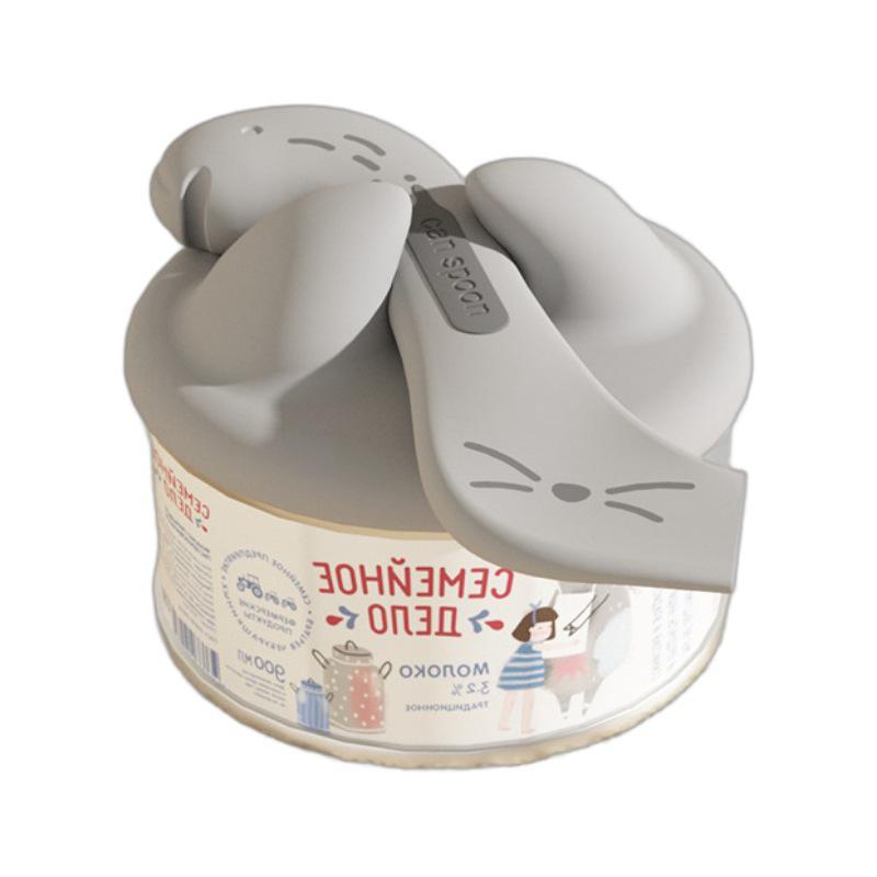 Kitten Wet Food Spoon & Fresh-Keeping Can Opener with Lid