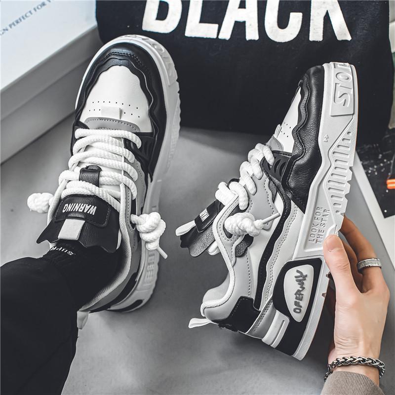 Herrenschuhe Sneakers Herren Freizeitschuhe Freizeit Luxus Herren Wanderschuhe Chunky Trend Stakeboard Schuhe für Männer Sport Laufschuhe Herrenschuhe