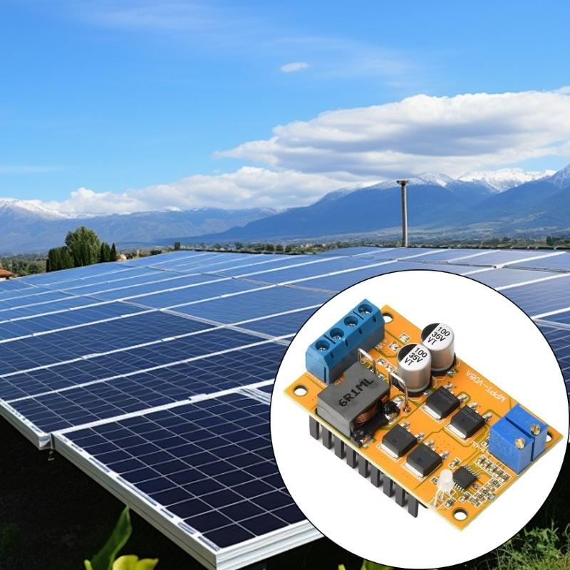 Compactly Solar Controller Board MPPT Solar Regulator 9V-24V Input To 5V-26V Output 5A 100W Charging Module for Home