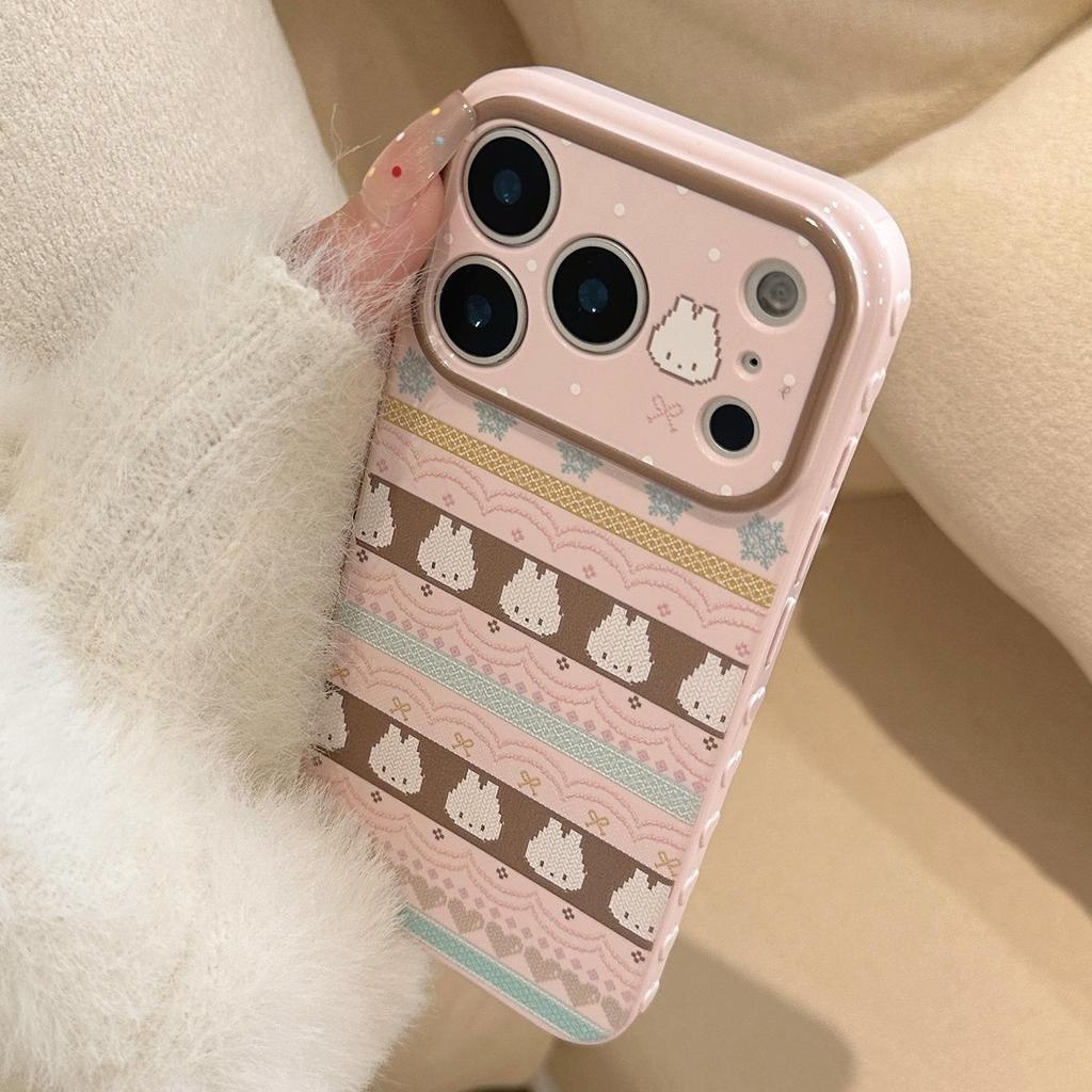 Cute Rabbit Phone Case for iPhone 17 and iPhone 17 Pro Max