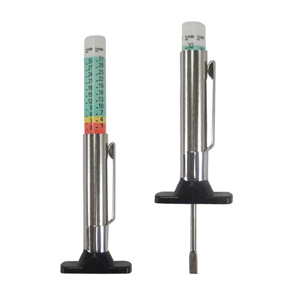 25mm Car Tyre Depth Measuring Pen Automotive Color Coded Digital Monitoring Tool
