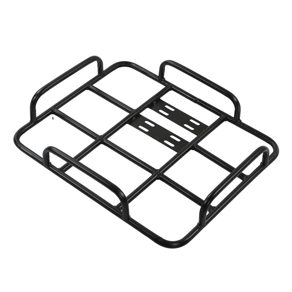 Universal Heavy-Duty Seamless Steel Tube Motorcycle Electric Rear Rack Extension Food Box Carrier (Type 1 52/42 ID)