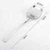 Silver Long Fat Skimmer With Fine Mesh Kitchen Essential For Mess-free Cooking Experience Wire Spoon Rust Strainer for