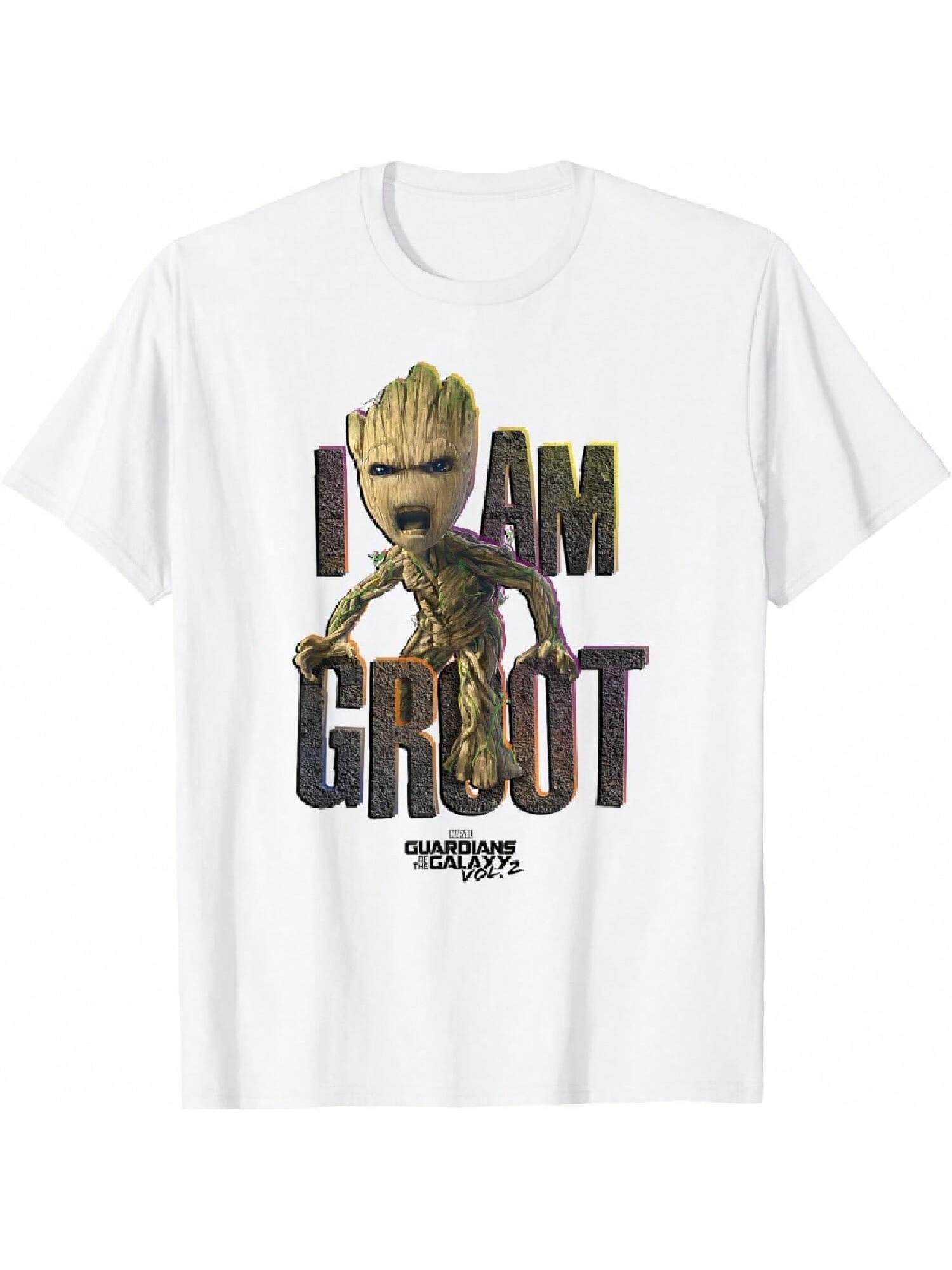 Guardians Vol.2 I AM GROOT Cute Angry T-Shirt C1 T-Shirt S разноцветный