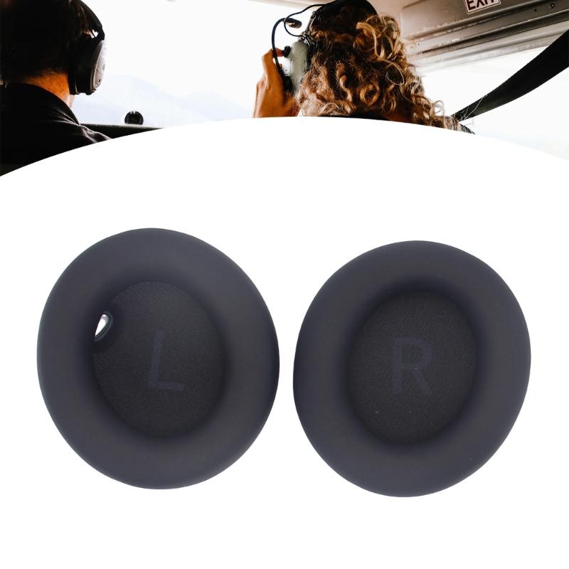 1Pair Comfortable Earpads for Space One Headsets Memory Foams Cover Ear Pads Sleeve Ear Cushions Perfect for Gamers