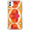 Trippy Psychedelic Flowers Phone Case for iPhone 11, Indie Hippie Colorful Eyes Flower Cover for Teens Women Men, Soft TPU Shockproof Case for iPhone