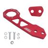 Universal JDM Racing Rear Tow Hook Set Ring Accessories Aluminum Alloy Car Modified Rear Bumper Auto Trailer Towing Kit
