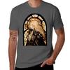 Stained Glass Alucard Tshirt Casual Daily Wear Short Sleeve Top