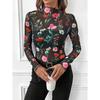 Spring And Autumn New Women'S Versatile Long Sleeve Daily Business Commuter Elegant Comfort Sexy Bottom Shirt Top
