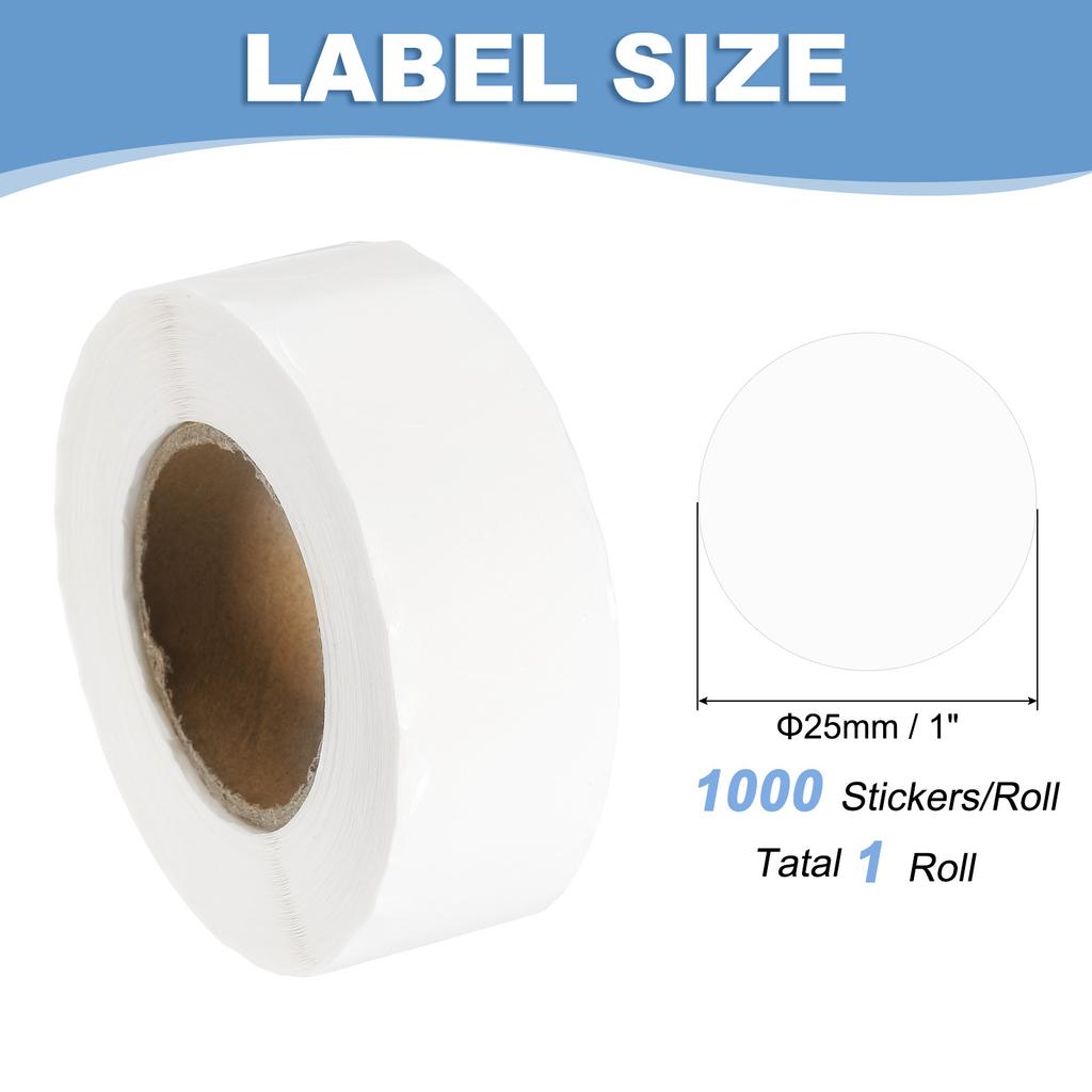1000Pcs Colored Dot Stickers Color Coding Labels Blank Circle Stickers Adhesive Round Price Stickers for Office 12.7mm 19mm 25mm