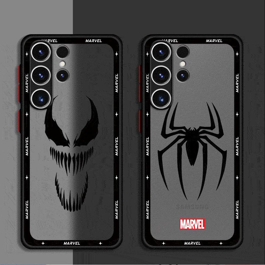 Marvel Spiderman Ironman Phone Case for Samsung Galaxy S10 Plus S10 Lite S22 Plus S24 S25 Ultra S21 S20 FE S9 S23 Ultra Cover