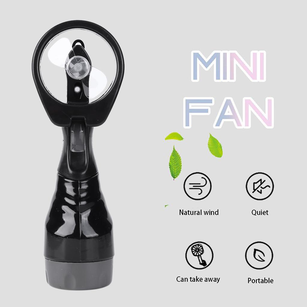Handheld Mini Spray Fan Cooling Water Spray Mist Fan Portable USB Charging Office Outdoor Camping Hiking Electric Spray Fan