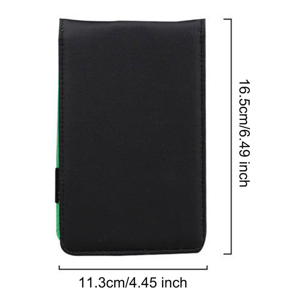 Golf Scorebook Score Keeping Book Leather Score Recording Book Portable Golf Scorecard Holder Golf Scorecard Book for Golf Coach