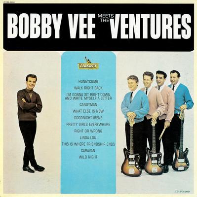 LP Record BOBBY VEE THE VENTURES  Bobby Vee Meets The Ventures 2C06883093 Liberty 1981 UK Rock Used
