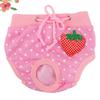 Pet Physiological Pants S Size Cotton Material Comfortable Fit Dog Diapers for Females Leak Proof Reusable Sanitary Solution
