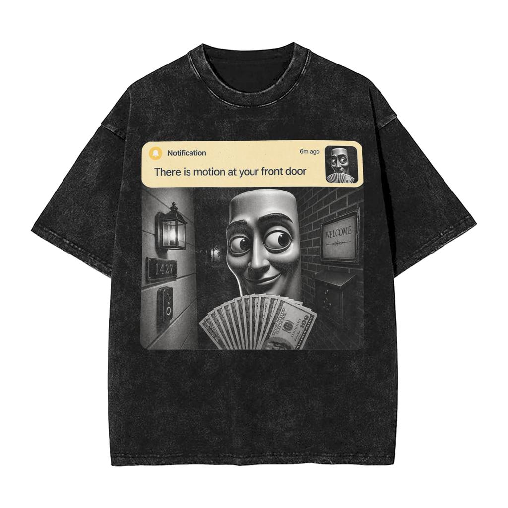 Vintage Washed Tshirt Tung Tung Tung Sahur Sybau Funny Meme Cotton T Shirts Popular Tee Shirt Couple Summer Awesome Design Tees