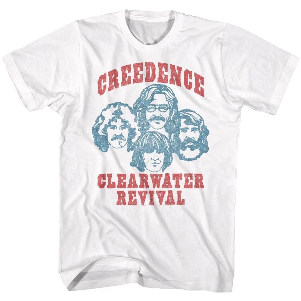 Creedence Clearwater Revival - Band - American Classics - White Front Print Adul 100
