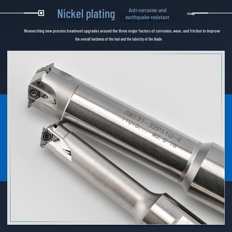 Deep Hole Internal Thread Milling Cutter with Coolant, Imperial/Metric Shank, US 11UI/16UI