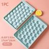 1PC 33 PP Food Grade Plastic Ice Cube Mold Household Frozen Ice Block Artifacts Food Grade Round Spherical Ice Lattice Whiskey