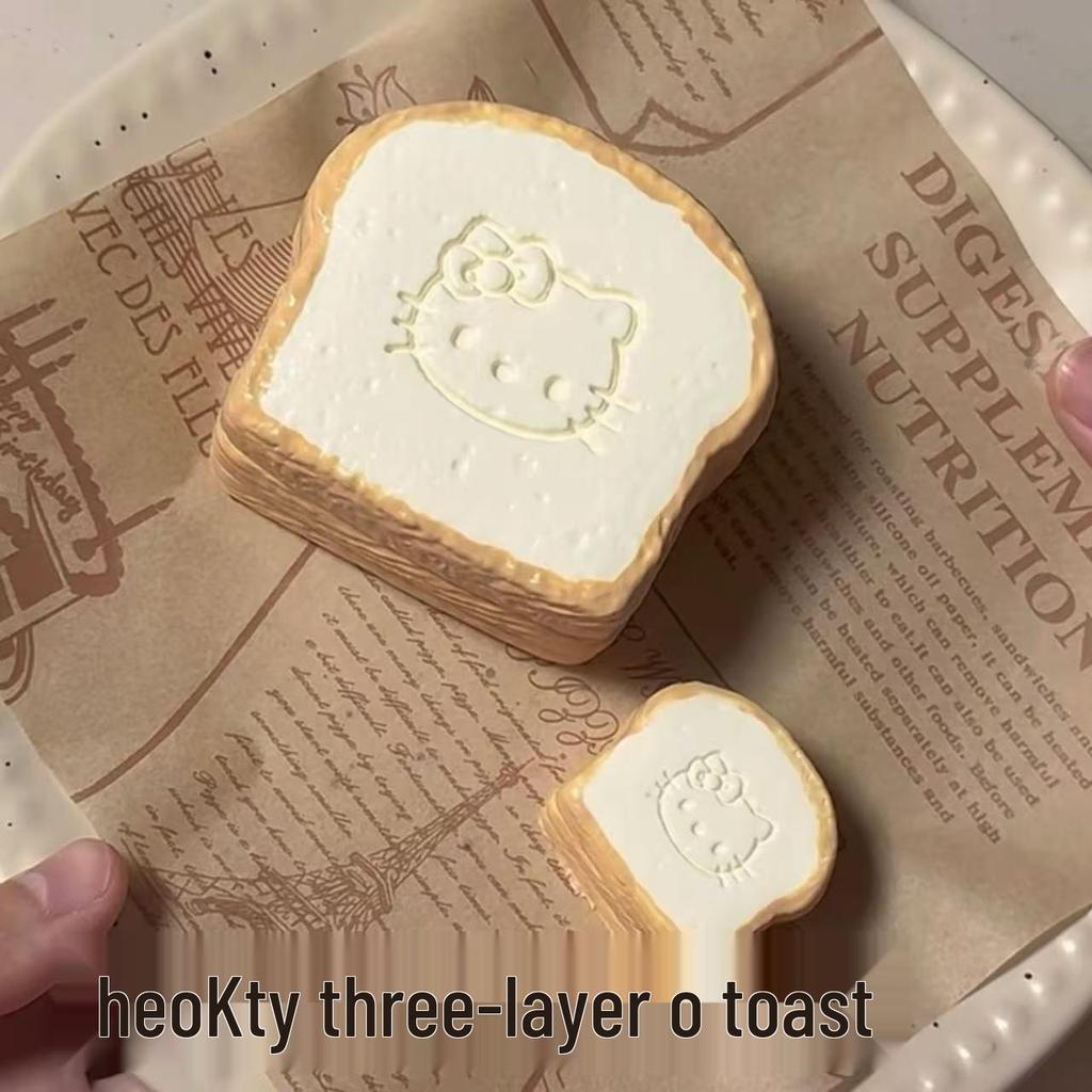 Large & Small KT Cream Sandwich Silicone Mold for DIY Realistic Cake Ornaments & Baking Toys