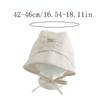 Breathable Soft Baby Fetal Cap Wide Brim Stripe Infant Bonnet Hat UV Protection Cotton Newborn Sun Hat 3-12 Months