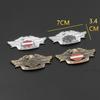 Car motorcycle personalized modification car logo metal skull ghost head eagle wings decorative car sticker scratch sticker