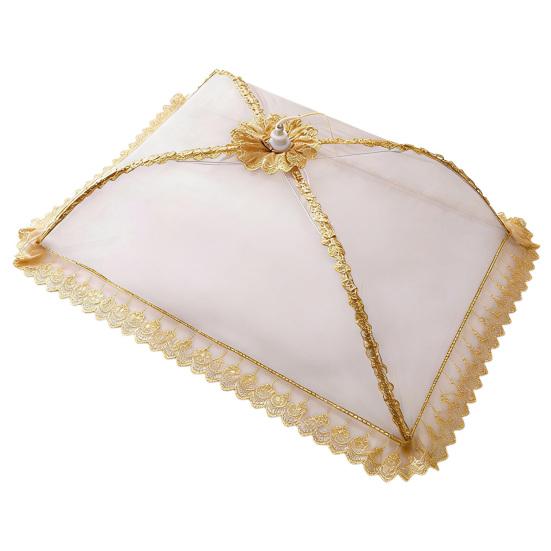 Capa de Vegetais Dobrável de Malha Redes para Alimentos Reutilizáveis Repelente de Insetos Capas de Comida Anti-moscas Protetor de Refeição ao Ar Livre