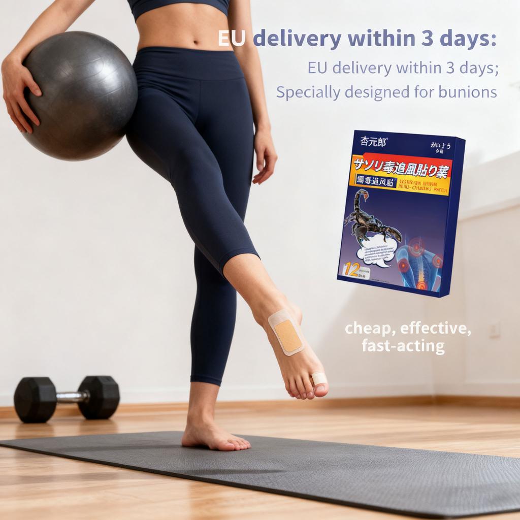 Bio Hallux Valgus Schnellpflaster - Nicht reizende Kräuterlinderung