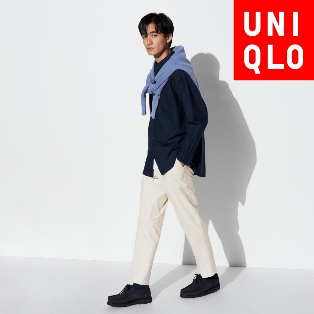 

Uniqlo Japan Impressive Pants Cotton Like 37 BROWN/115