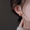 2024 Luxury Zircon Ear Cuffs: Women's Versatile High-End Fashion Hoops