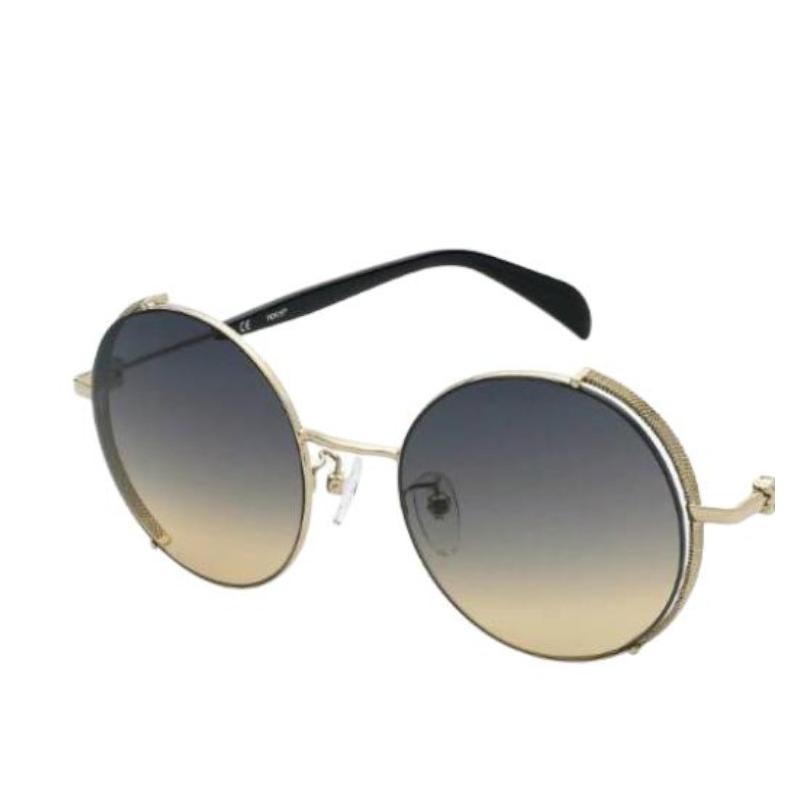 TOUS Brand Logo Metallic Acetate Round Sunglasses Women's Pink M190605394892