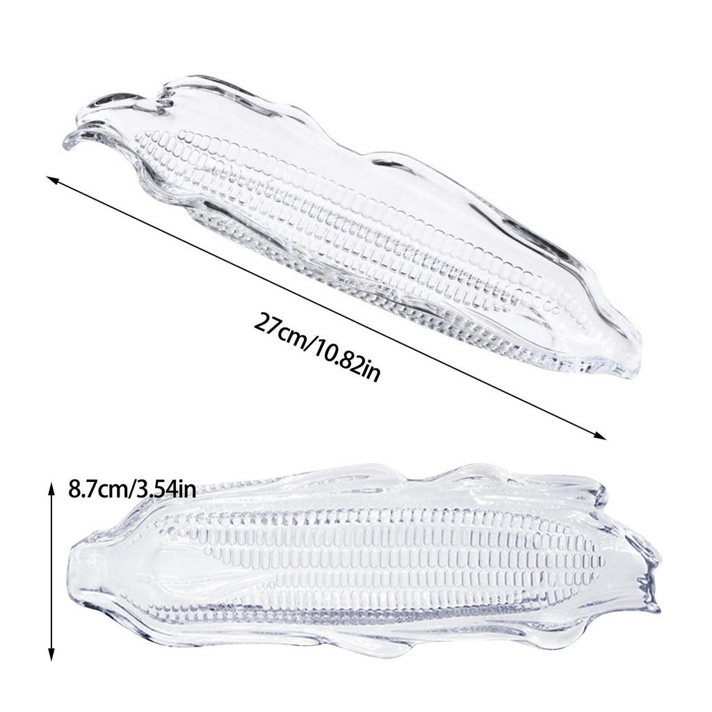 Plastic Corn Trays Transparent Corn Dishes, Corn The Cob Plastic Tray
